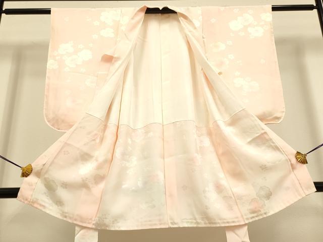 平和屋本店[]極上　七五三　女の子　3歳　祝着　三つ身・襦袢・草履セット　鴛鴦花文　金彩　逸品　DZAB3253kh6_5