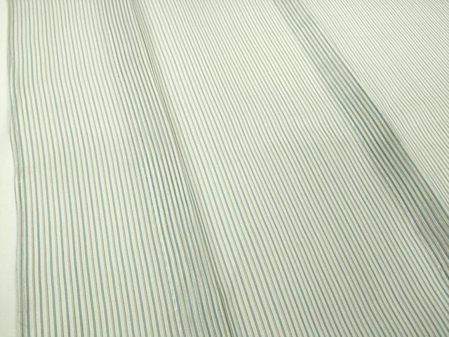 平和屋着物＊極上　夏物　紗紬　縞　逸品　未使用　DZAB3262kh6 平和屋着物＊極上 夏物 紗紬 縞 逸品 未使用 DZAB3262kh6 【公式通販】