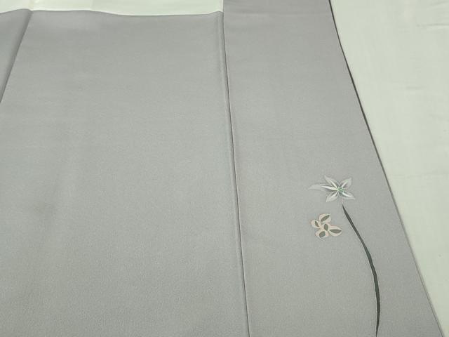 平和屋本店●極上　本加賀友禅作家　松島由美　訪問着　伸びやかな和み　暈し染め　古代紫色地　証紙付き　逸品　DZAB3280kh6_10