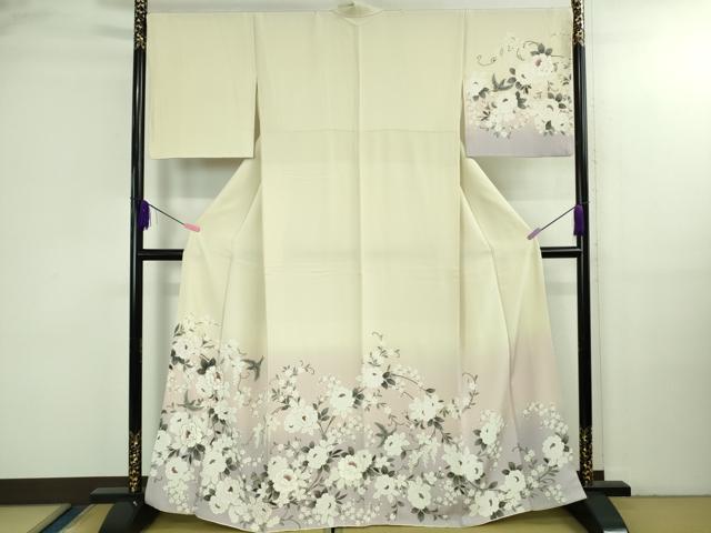 平和屋着物●訪問着　紬地　風景文　正絹　逸品　DABA4660az 平和屋着物○訪問着 紬地 風景文 正絹 逸品 DABA4660azの通販はau PAY