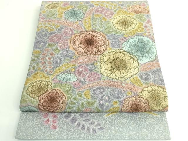 平和屋着物●極上　太鼓柄袋帯　辻が花　金糸　逸品　DZAB3319kh6