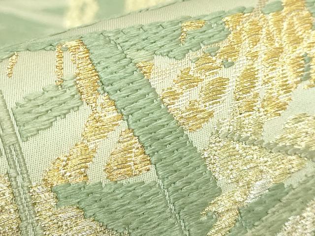 平和屋着物●極上　皇室・伊勢神宮御用　御御帯　山口美術織物　山口弘躬　六通柄袋帯　唐織 天恵豊穣文 金銀糸 証紙付き 逸品 DZAB3326kh6_5