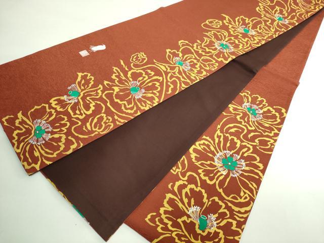 平和屋着物●極上　東京友禅　菅有鬼一　六通柄袋帯　花間道　逸品　DZAB3327kh6_7