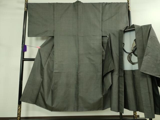 平和屋着物●極上　男性　本場大島紬　アンサンブル　100亀甲　総詰め　逸品　未使用　DZAB3417kh6　