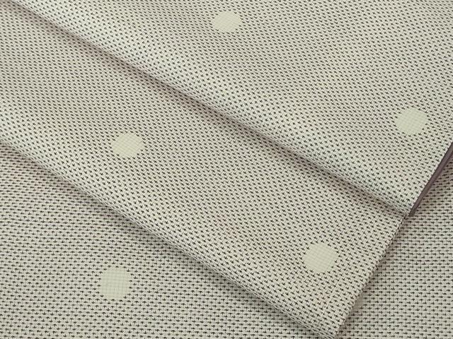 平和屋着物●極上　本場大島紬　7マルキ　丸文　やまと誂製　逸品　未使用　DZAB3446kh6