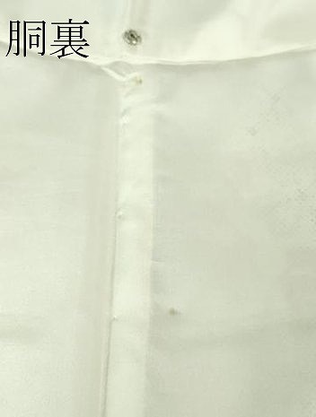 平和屋着物●極上　本場大島紬　白大島　9マルキ　クローバー　てんとう虫　逸品　DZAB3492kh6_8