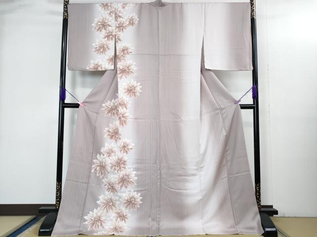 平和屋着物●極上　訪問着　花間道　暈し染め　反端付き　ロング丈　逸品　DZAB3500kh6