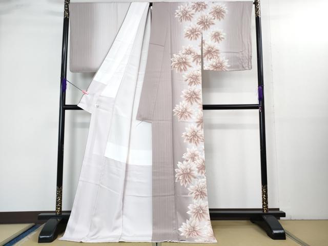 平和屋着物●極上　訪問着　花間道　暈し染め　反端付き　ロング丈　逸品　DZAB3500kh6