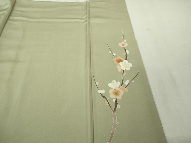 平和屋着物●極上　訪問着　作家物　手描き　孔雀　暈し染め　逸品　DZAB3521kh6_8