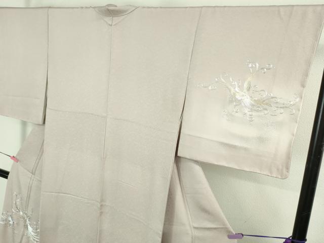 平和屋本店●極上　金彩友禅 卓越技能者・名工・和田光正 訪問着 鳳凰 淡紅藤色地 暈し染め 金銀彩 京都きもの友禅扱い　逸品　DZAB3561kh6_2