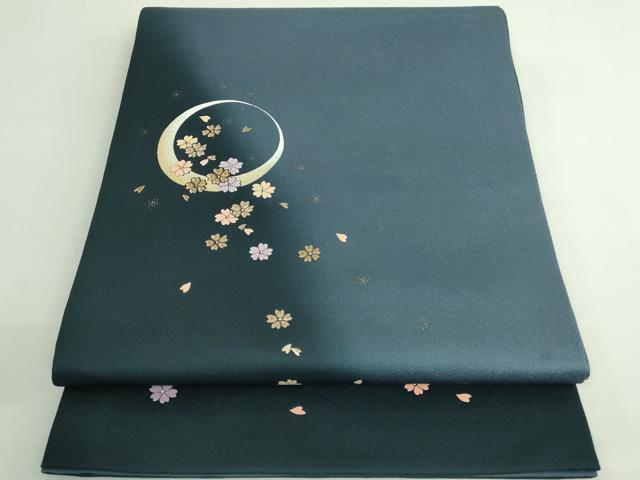 平和屋着物●極上　金彩友禅　卓越技能者・名工・和田光正　太鼓柄袋帯　光正高蒔絵　金銀彩　逸品　DZAB3654kh6