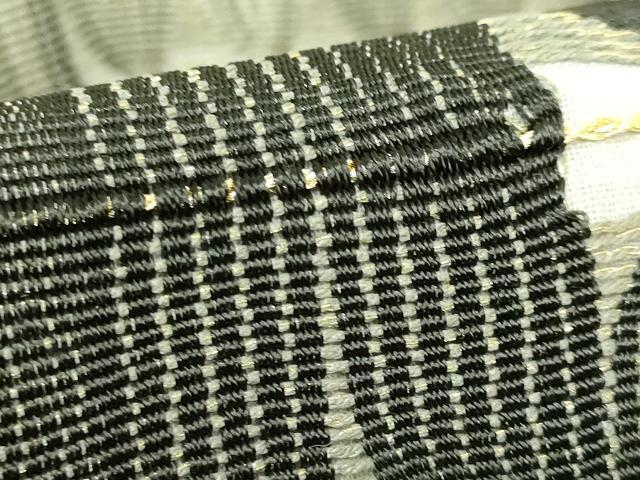 平和屋着物●極上　ひなや工房　くむ・あむ・おる　伊豆蔵明彦　組織　太鼓柄袋帯　金糸　逸品　DZAB3680kh6_4