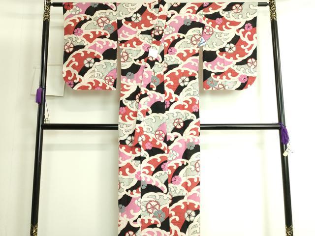 平和屋着物＊夏物　子供　小紋・浴衣兼用　撫松庵　紅梅織　セオアルファ　立波に撫子　逸品　未使用　DZAB3693kh6 楽天市場】【MAX15%OFFクーポン】撫松庵 あやめ縞 水色 セオアルファ
