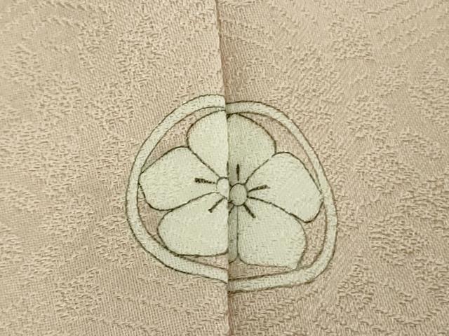 平和屋本店●極上　皇室献上作家　藤井寛　色留袖　駒刺繍　雲重ねエ霞　薄桜色地　金彩　逸品　DZAB3703kh6_8