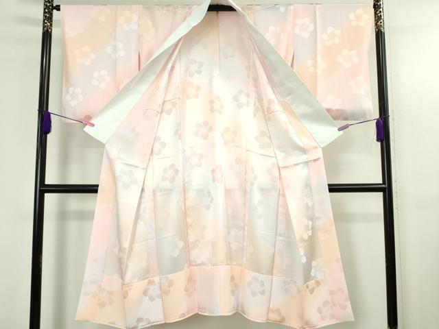 平和屋本店●極上 本加賀友禅作家 前川哲 訪問着・長襦袢(無双仕立て)セット ハナマス 瓶覗色地 暈し染め 証紙・色紙付き 逸品 DZAB3705kh6