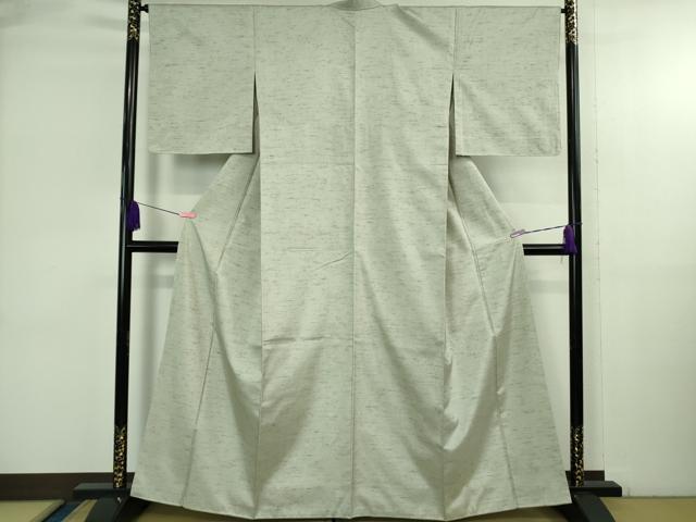 平和屋着物●極上　結城紬　ぜんまい　背抜き仕立て　上代54万　証紙・反端付き　逸品　未使用　DZAB3797kh6 平和屋着物○極上 結城紬 ぜんまい 背抜き仕立て 上代54万 証紙・反端