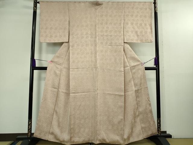 平和屋着物●極上　名門　藤娘きぬたや・総絞り　杢目絞り　小紋　逸品　DZAB3806kh6_1