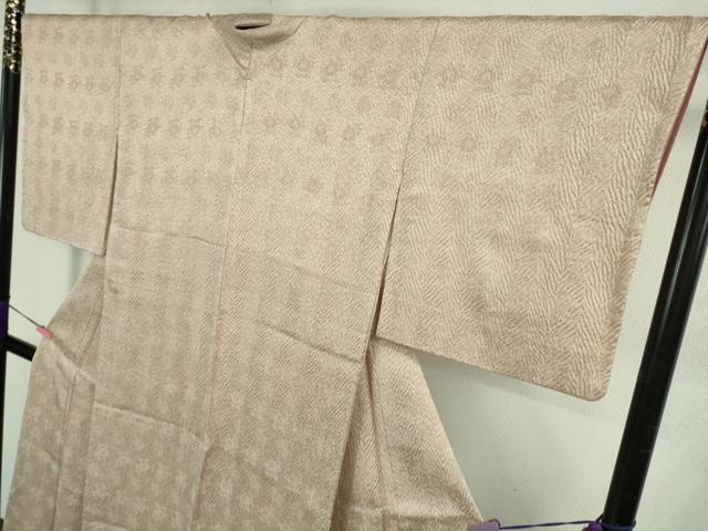 平和屋着物●極上　名門　藤娘きぬたや・総絞り　杢目絞り　小紋　逸品　DZAB3806kh6_3