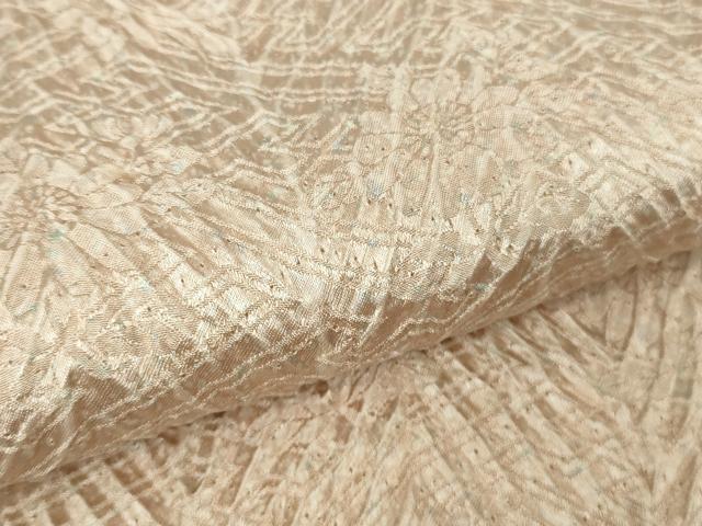 平和屋着物●極上　名門　藤娘きぬたや・総絞り　杢目絞り　小紋　逸品　DZAB3806kh6_6