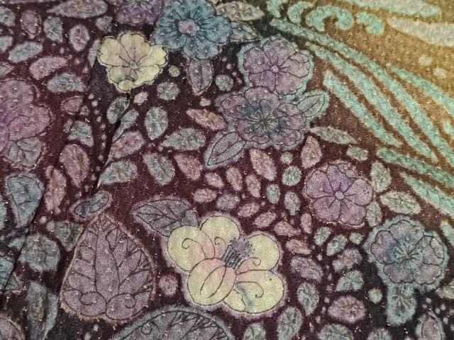 平和屋着物●極上　訪問着　辻が花　暈し染め　金通し地　逸品　DZAB3837kh6_5