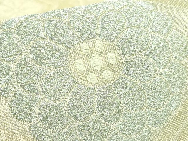 平和屋着物●極上　六通柄袋帯　唐織　優雅　花菱文　金銀糸　逸品　DZAB3950kh6_3