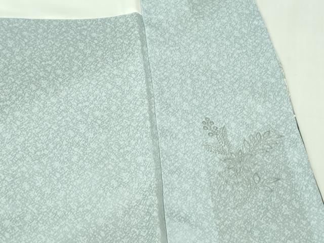平和屋本店●極上　訪問着　ラインストーン　花唐草文　藍白色地　暈し染め　金銀彩　逸品　DZAB4028kh6_9