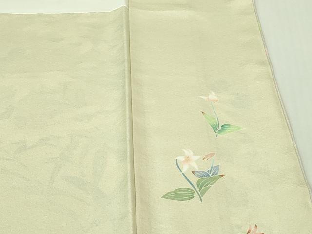 平和屋本店●極上　訪問着　友禅　作家物　草花文　暈し染め　逸品　DZAB4037kh6_9