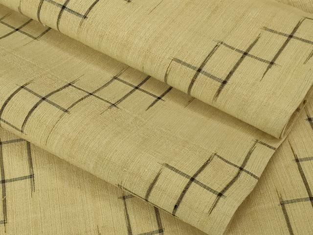 平和屋着物＊極上　夏物　絹芭蕉　夏上布　逸品　DZAB4051kh6