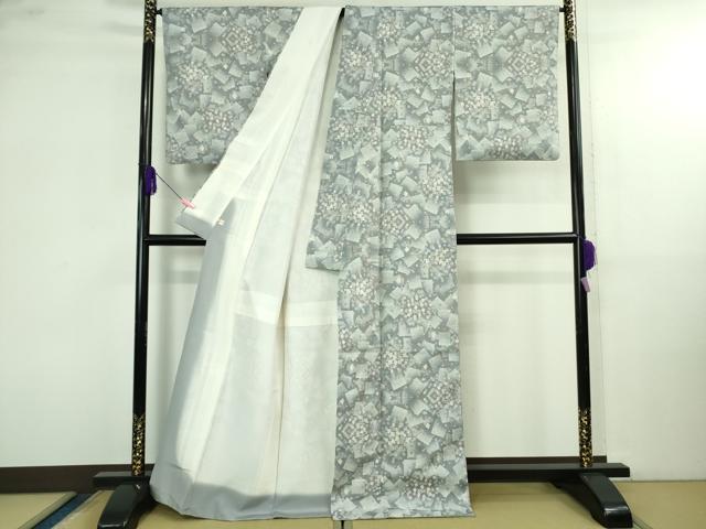 平和屋着物●極上　本場大島紬　白大島　9マルキ　箔散らし　逸品　DZAB4124kh6_2