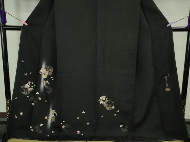 平和屋着物●極上　十代目 歌舞伎役者 坂東三津五郎　訪問着　花丸文　蝉色地　暈し染め　やまと誂製　ロング丈　逸品 未使用　DZAB4160kh6_3