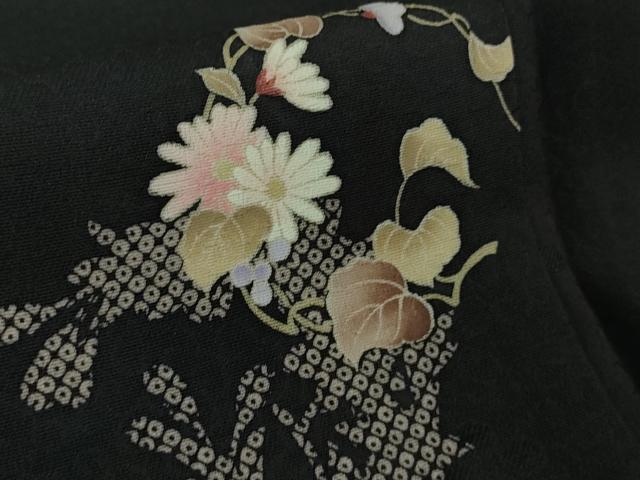 平和屋着物●極上　十代目 歌舞伎役者 坂東三津五郎　訪問着　花丸文　蝉色地　暈し染め　やまと誂製　ロング丈　逸品 未使用　DZAB4160kh6_7