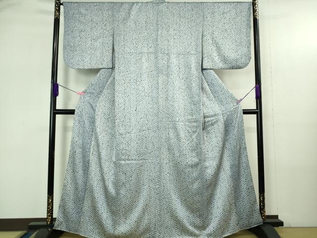 平和屋着物●極上　名門　藤娘きぬたや・総絞り　杢目絞り　小紋　逸品　DZAB4327kh6_1