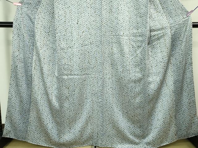 平和屋着物●極上　名門　藤娘きぬたや・総絞り　杢目絞り　小紋　逸品　DZAB4327kh6_4