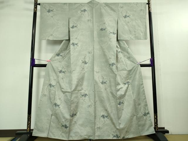 平和屋着物●極上　都喜ヱ門　本場大島紬　蔦の葉文　藤絹織物謹製　逸品　未使用　DZAB4338kh6_1
