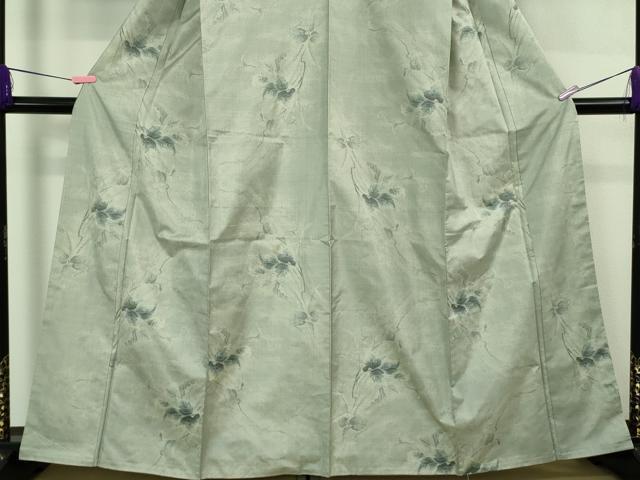 平和屋着物●極上　都喜ヱ門　本場大島紬　蔦の葉文　藤絹織物謹製　逸品　未使用　DZAB4338kh6_4