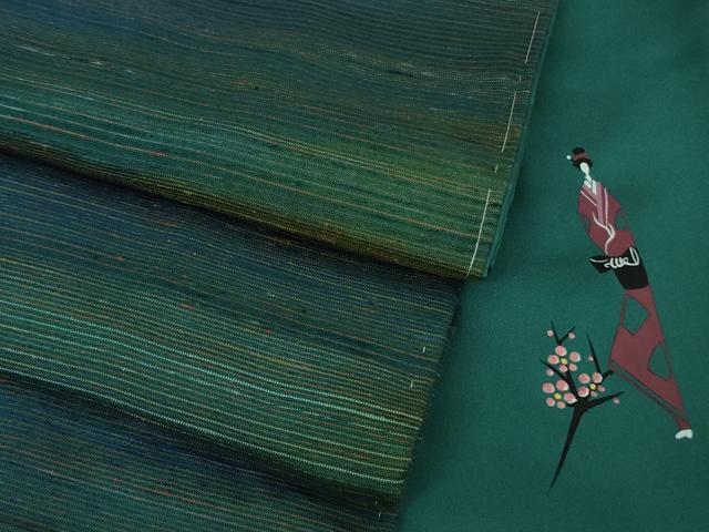 平和屋着物●極上 菅原工房 菅原結作 漢方染紬 逸品 未使用 DZAB4354kh6