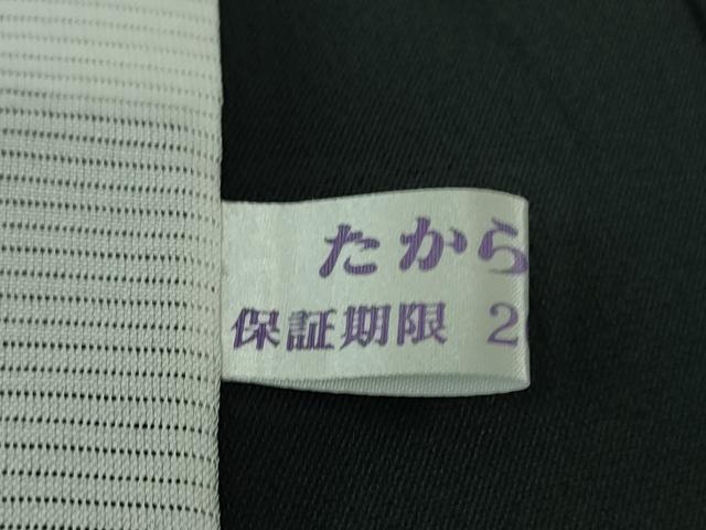 平和屋本店＊極上　夏物　訪問着　紗　枝花シルエット　百入茶色地　逸品　DZAB4430kh6_9