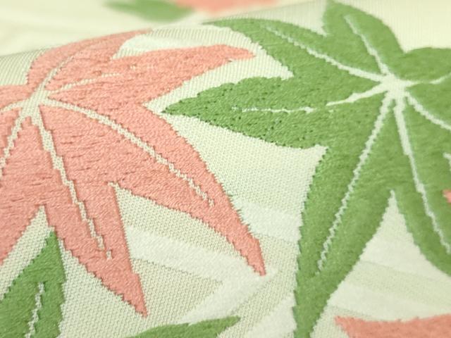 平和屋着物●極上　俵屋　人間国宝　喜多川平朗 有職織物　六通柄袋帯　唐織　花丸文　逸品　DZAB4550kh6_5
