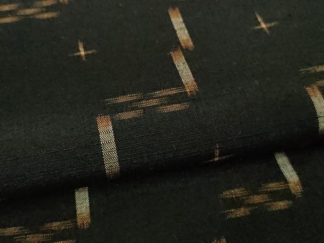 平和屋本店●極上　国指定重要無形文化財　本場久米島紬　手織　逸品　未使用　DZAB4603kh6_6
