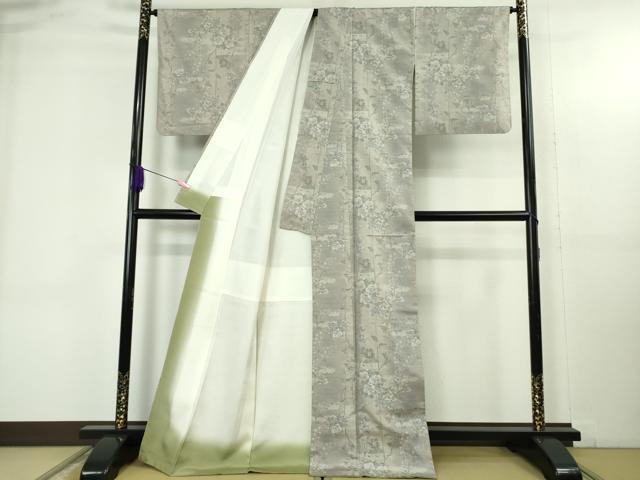 平和屋着物●極上　都喜ヱ門　本場大島紬　総絣　枝花文　藤絹織物謹製　逸品　DZAB4653kh6_2