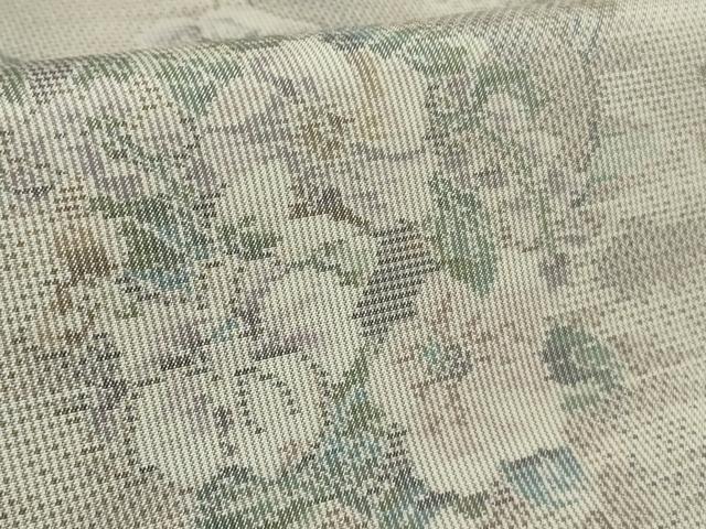 平和屋着物●極上　都喜ヱ門　本場大島紬　総絣　枝花文　藤絹織物謹製　逸品　DZAB4653kh6_8