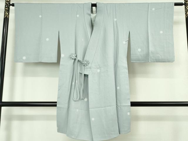 平和屋着物∞極上　道中着　ロング丈　鹿の子丸文　淡藤色地　逸品　DZAB4663kh6 平和屋着物∞極上 道中着 ロング丈 鹿の子丸文 淡藤色地 逸品