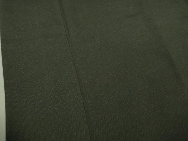 平和屋本店●極上　男性　銀座もとじ　お召　キングサイズ　羊羹色　逸品　DZAB4694kh6_3
