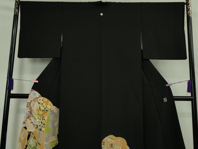 平和屋本店●極上　創業460年・千總　訪問着　駒刺繍　誰が袖　金彩　逸品　DZAB4907kh6_2
