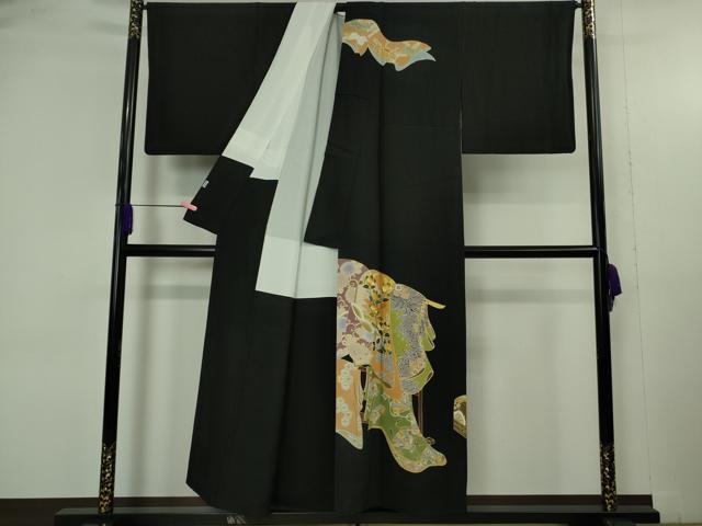 平和屋本店●極上　創業460年・千總　訪問着　駒刺繍　誰が袖　金彩　逸品　DZAB4907kh6_1