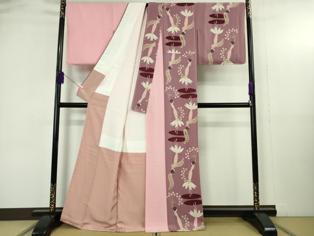 平和屋本店●極上　京都の老舗呉服メーカー ODASHO　小田章　訪問着　片身替わり　Marie CAILLOU　逸品　未使用　DZAB4910kh6_1