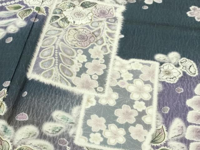 平和屋着物●極上　訪問着　辻が花　破れ色紙重ね　暈し染め　ロング丈　逸品　新品　DZAB4951kh6_5