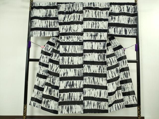 平和屋着物＊極上　夏物　男性　浴衣　有松鳴海絞り　キングサイズ　綿　逸品　DZAB4982kh6