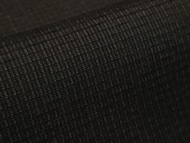 平和屋着物●極上　お召　黒地　逸品　DZAB5110kh6_7