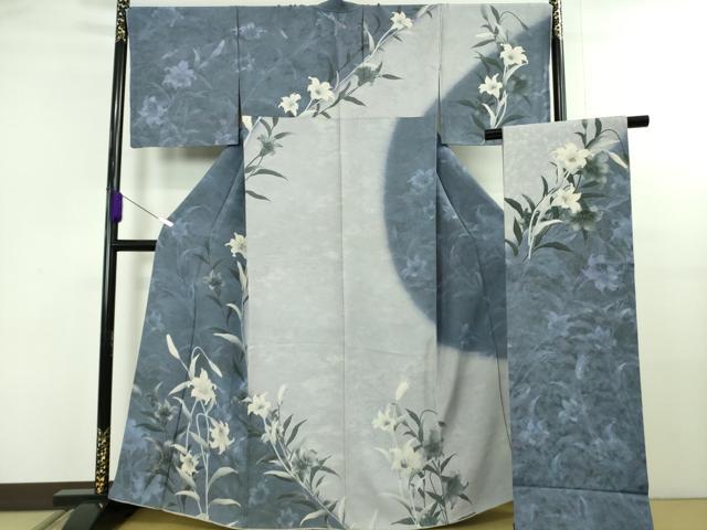 平和屋着物＊夏物 小紋 絽 芝文 洗える着物 AABB2610jdの通販はau PAY